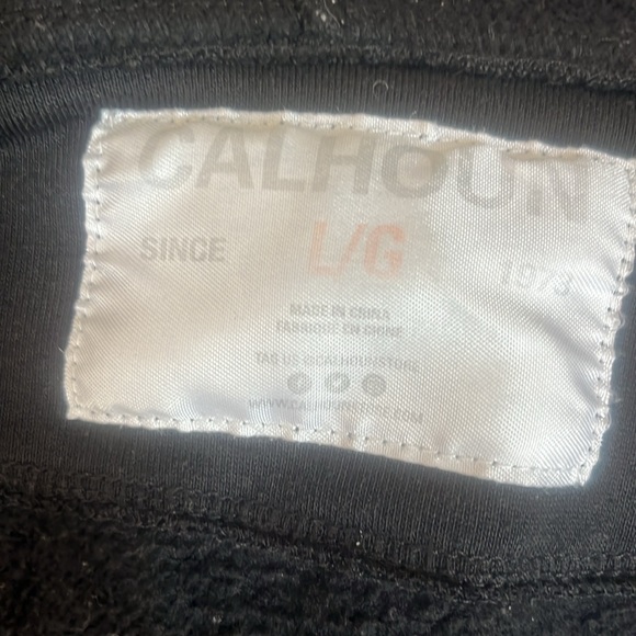 Calhoun Men's Glow in The Dark Skeleton Costume Zip Hoodie  size Large - Picture 5 of 8